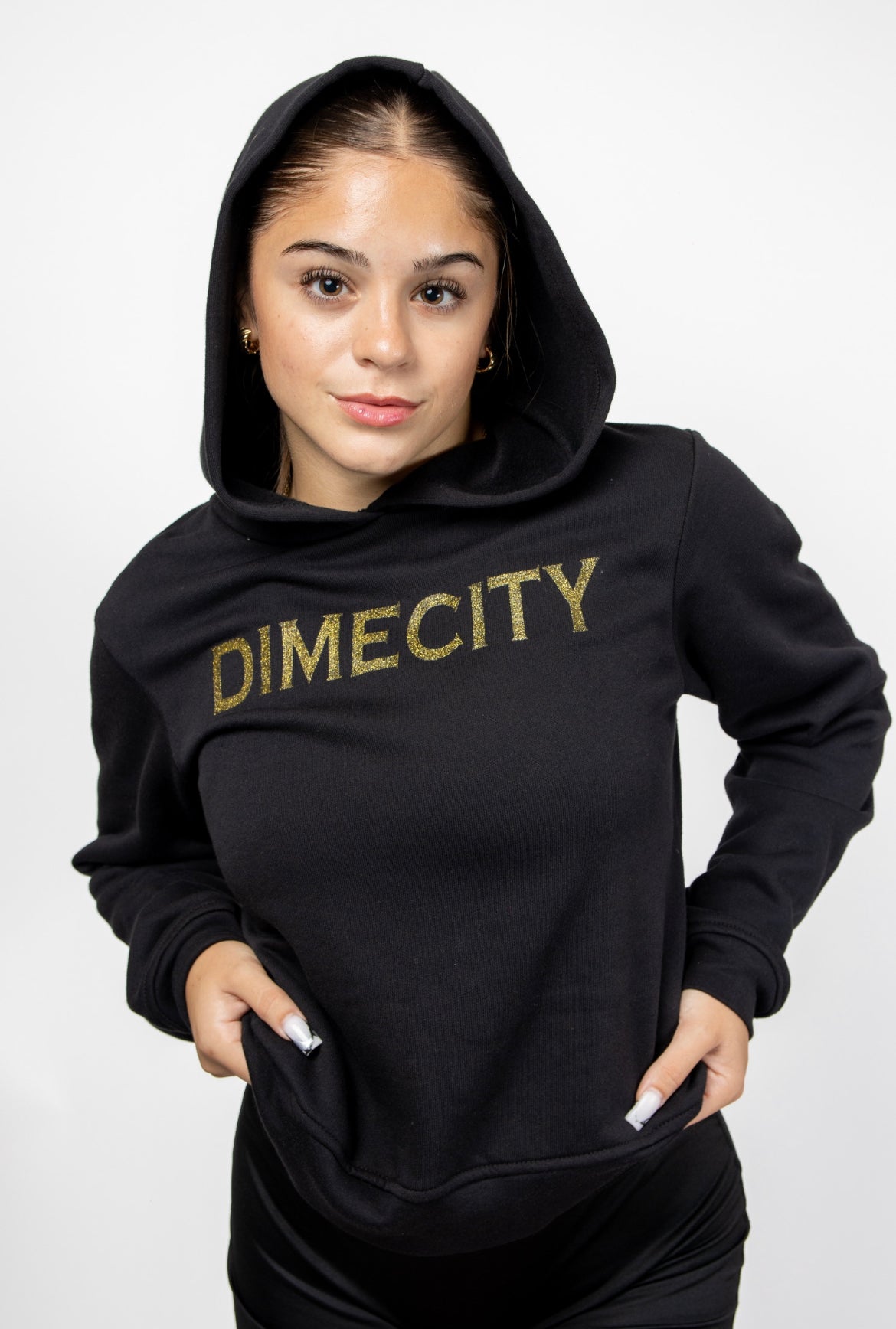 Women's Comfortable Hoodie by Dime City Apparel