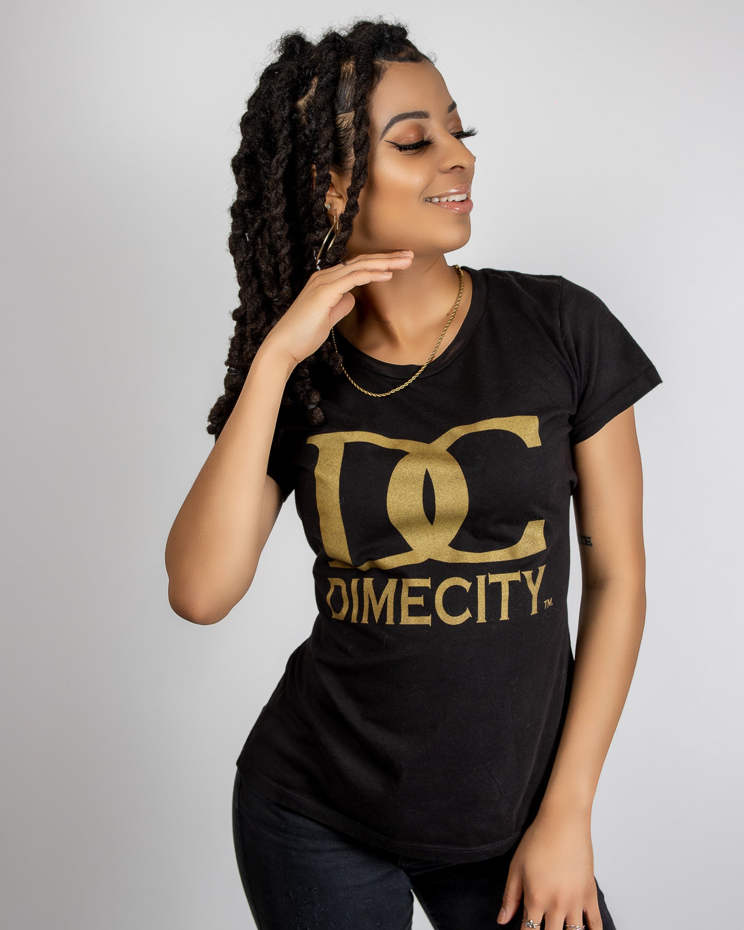 Luxury Women's Short-Sleeve T-shirt With Logo