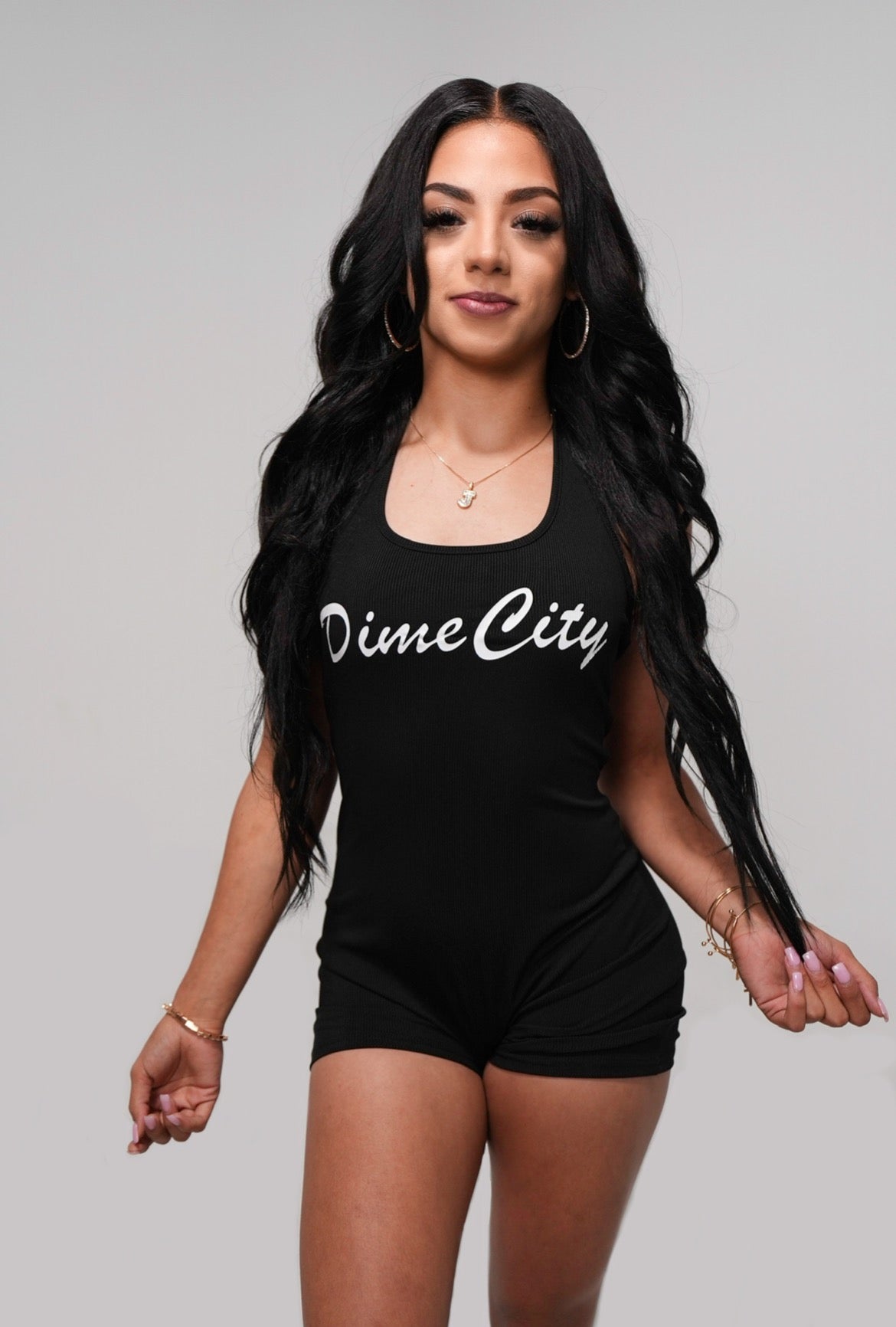 Dime City Women's Luxury Romper